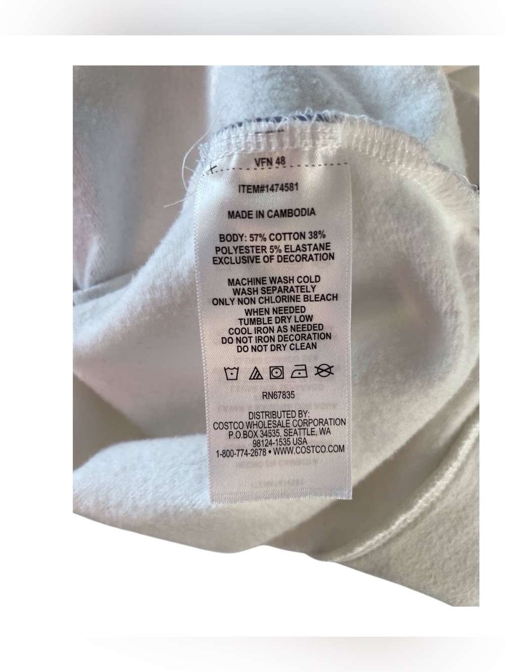 Nautica Women's XL White Sweatshirt . - Picture 6 of 6